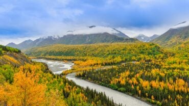 Alaska River & Mountains